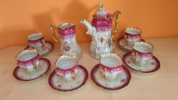 6 személyes, porcelán teáskészlet