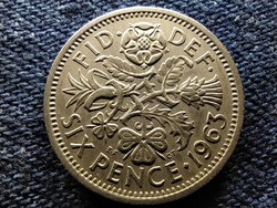 Anglia II. Erzsébet (1952-2022) 6 Penny 1963