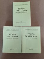 Titkos tanítások I-III. - A Névtelen szellem kinyilatkoztatásai Eszter médium útján - reprint