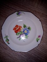 Herendi virág mintás porcelán gyűrűtartó, tálka. Hibátlan. Jelzett