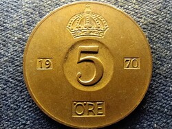 Svédország VI. Gusztáv Adolf (1950-1973) 5 Öre 1970 U