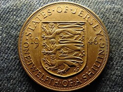 Jersey VI. György (1936-1952) 1/12 shilling 1946