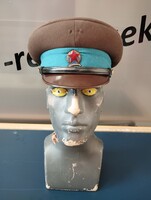 Magyar népköztársasági, Rendőrségi tányérsapka, retro, vintage, szocializmus Kádár rendszer
