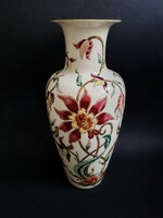 Zsolnay lily / orchid vase 42cm. Flawless!