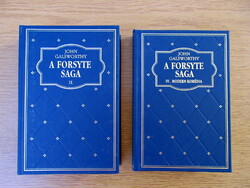 John Galsworthy - A Forsyte Saga II. / IV. (újszerű, bársonykötés)