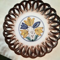 Habán stílusú dísztányér