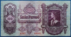 100 Pengő 1930, AUNC. (tapintható réznyomat).