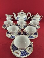Zsolnay Marie Antoinette 6 személyes teás készlet