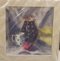 "Csendélet" akvarell-papír