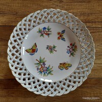 Herendi Viktória VBO mintás porcelán falitányér