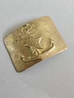 Szovjet régi Haditengerészeti Övcsat