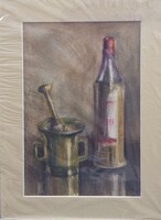 "Csendélet" akvarell-papír