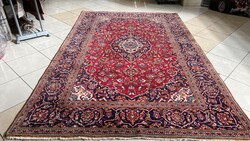 3870 Iráni Kashan Kézi csomó gyapjú perzsa szőnyeg 200X305CM INGYEN FUTÁR