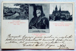 Kassa - Borsi kastély , II. Rákóczy Ferenc hazahozott hamvainak újratemetése emlékéül írt 1906
