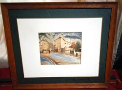 35 x 41 cm frame of a oil painting that I repainted and framed. It is my hobby