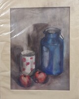 "Csendélet" akvarell-papír