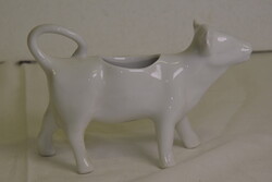 Francia porcelán tehén tejszín kiöntő A233