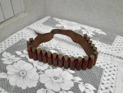 Antik Sörétes tölténytartó öv