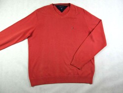 EREDETI TOMMY HILFIGER (XL) ELEGÁNS HOSSZÚ UJJÚ FÉRFI PULÓVER