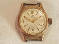 Óra karóra 009 - UMF RUHLA 15 köves mechanikus felhúzós retro 23mm aranyozott 20µ