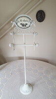 Shabby Chic,kovácsoltvas toalettpapír tartó állvány