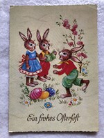 Régi grafikus Húsvéti képeslap                                              -6.