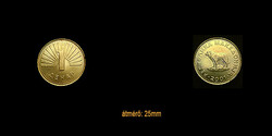1 DINÁR  - MAKEDÓNIA - 2001 UNC verdefényes