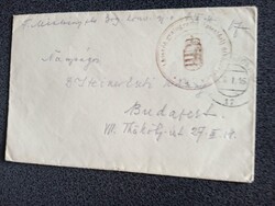 D206204  Tábori Posta boríték - Honvéd gyalogezred  7/II 1916  - Sr. Steiner Eszti  Budapest