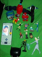 Retro MEKIS - HAPPY MEAL és KINDER akcióhős figurák ÉS játékok csomagban 19 DB EGYBE képek szerint