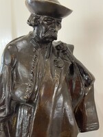 Beszédes János nyájat terelő ritka bronz szobor