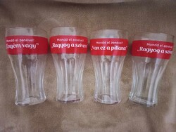 Coca-Cola branded glasses