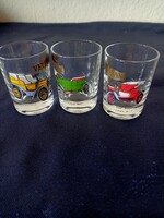 Retro autós snapszos poharak (3)