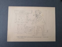 Nemes Török jános /1907-1980/- graphic artist, caricaturist