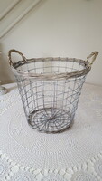 Dekoratív drótkosár,tároló kosár