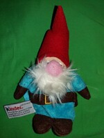 Retro EREDETI KINDER meglepetés reklám plüss figura tojás tartó zsebes törpe,manó 18cm képek szerint