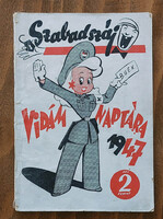 1947 Szabad száj vidám naptára az 1947. rendetlen esztendőre, Szerk.: Király Dezső (Rex)