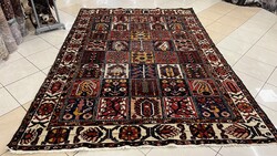 3966 Iráni Bakhtiari kézi csomó gyapjú perzsa szőnyeg 210X310CM INGYEN FUTÁR