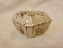 Zsolnay virágmintás bonbonier