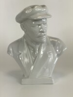 Porcelán Lenin mellszobor