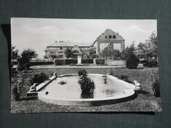 Képeslap,Szolnok,Tisza szálló látkép,részlet, 1959-