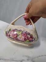 Antik fajansz porcelán kosár