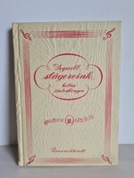 Zenemű Kiadó  A legszebb slágereink kottás dalos könyve 1960. Kotta gyűjtemény antikvár könyv