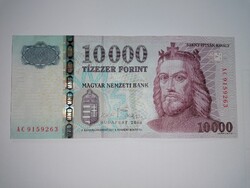 10.000,- Ft-os AC sorozatú, 2008-as bankjegy