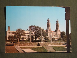 Képeslap,Szombathely,iseum,Bartók terem,Zsinagóga látkép,részlet, 1979-