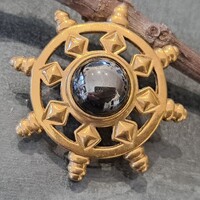 Régi aranyozott   bross  4 cm-es