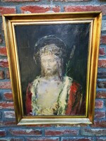 Aurél Náray (1883-1948) - Jesus with the Crown of Thorns