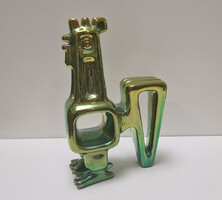 Zsolnay Eozin Art Deco Kakas #2403