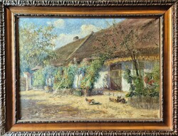 Újváry Ignác 1920 / Leanderes parasztudvar