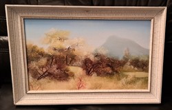 G. Szabó Pálma (1962- ) Tavaszi rét 30 x 50 cm festmény
