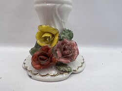 Gyertyatartó,  porcelán , 16 cm-es magasságú. 7293